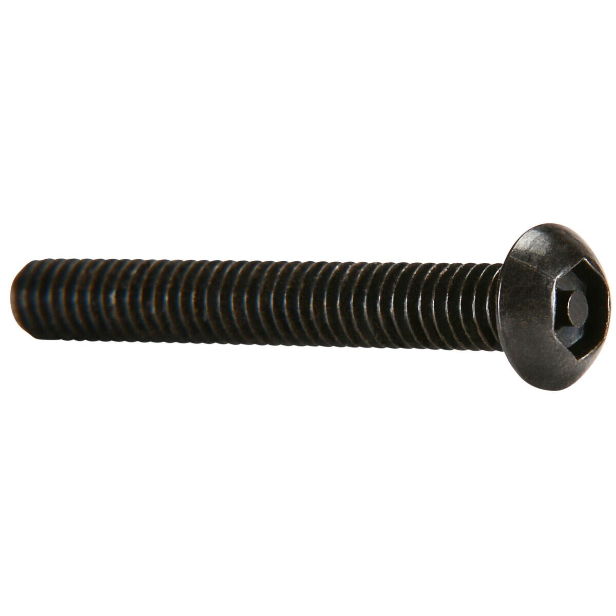 832 x 11/4" Black Machine Screw Button Head Security Hex
